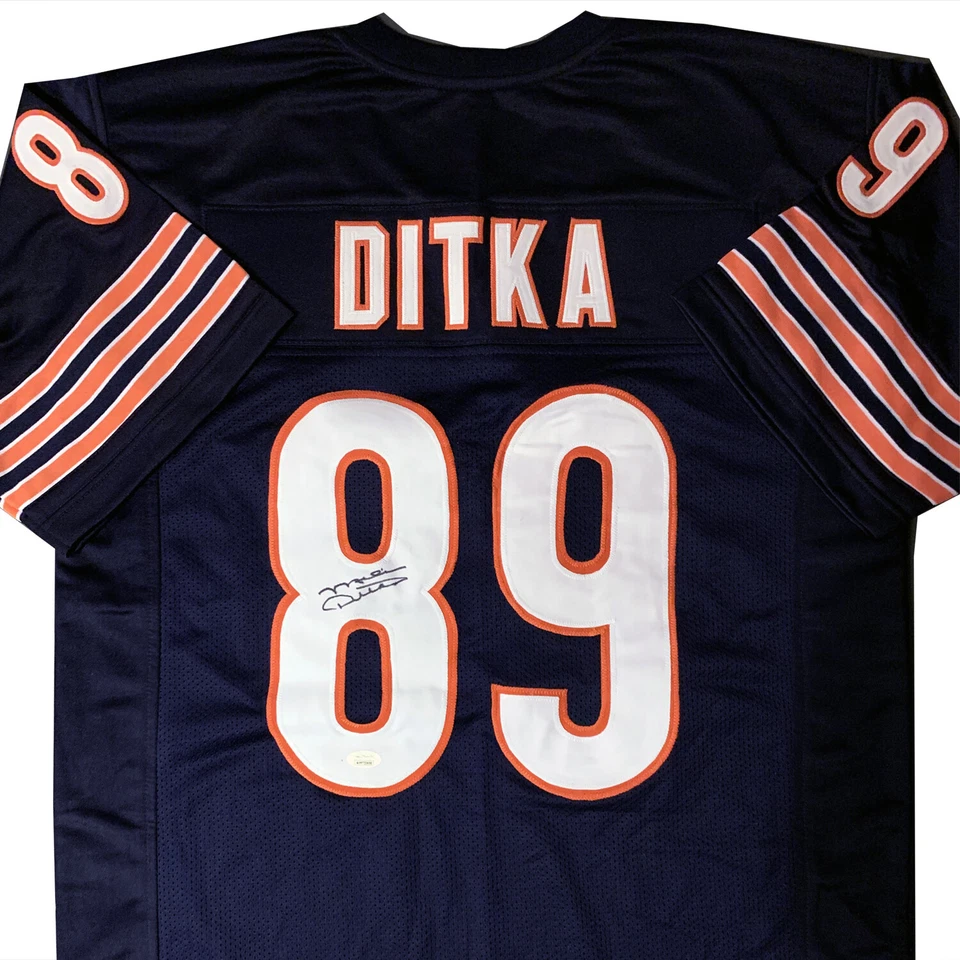 Mike Ditka Autographed Chicago Bears Navy Blue Jersey - Image 1 of 1