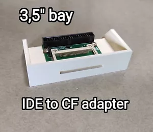 Front 3,5" bay IDE2CF Adapter compact flash MS-DOS IDE SSD Retro PC 286 386 486 - Bild 1 von 11