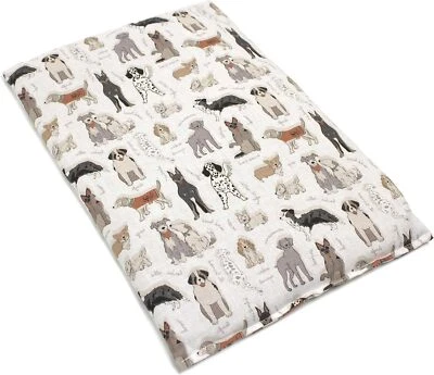 GIRAFFENLAND Wärmekissen 30x20cm Bio-Stoff "Liebe Hunde" | Körnerkissen Dinkel Raps Leinsamen