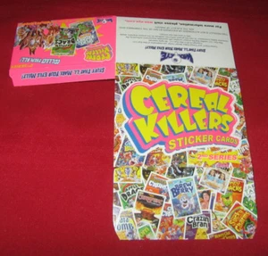2012 WAX-EYE CEREAL KILLERS SERIES 2 FLATTENED HOBBY DISPLAY BOX - Picture 1 of 3