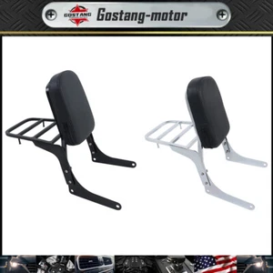 For Honda Rebel 250 CA250 CMX250C 1985-2015 Backrest Sissy Bar w/Luggage Rack - Afbeelding 1 van 22
