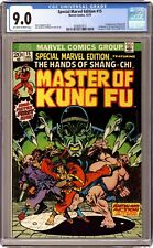 Special Marvel Edition #15 CGC 9.0 1973 4348307015 1st app. Shang Chi