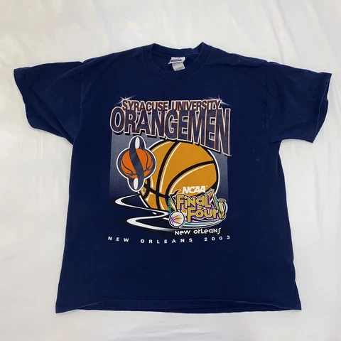 Vintage Sport Attack Syracuse University 2003 Basketball Champions Shirt Mens XL Cover