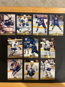 1996-97 Pinnacle Toronto Maple Leafs Team Set 10 Cards - Picture 1 of 1