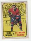 1967-68 TOPPS HOCKEY #5 GILLES TREMBLAY MONTREAL "VG-EX"
