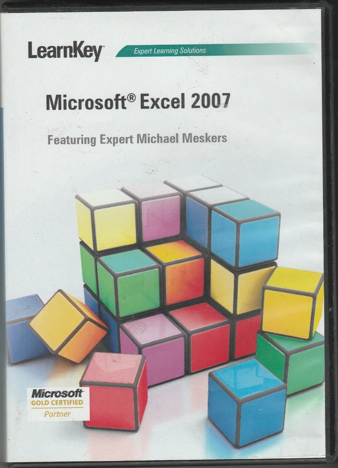 Juego de 5 discos CD-ROM LearnKey Microsoft Excel 2007 Foto 1 de 4