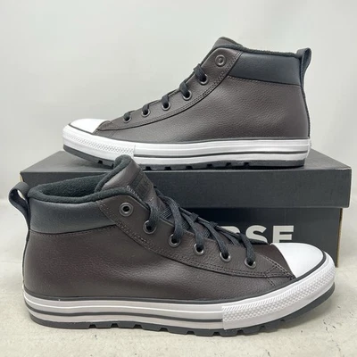 Converse Chuck Taylor All Star Street Lugged Boot Leather Brown Black Men's 10 - Image 1 of 4