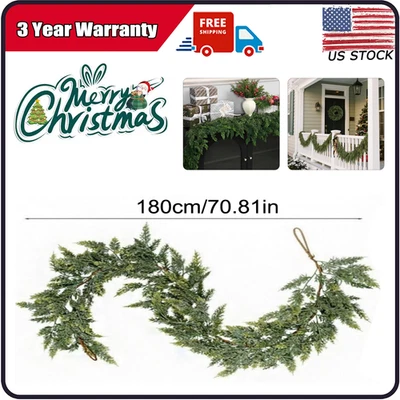 Guirnalda de Cedro Artificial 70" con 20 Conos de Pino Artificial Decoraciones de Navidad Foto 1 de 4