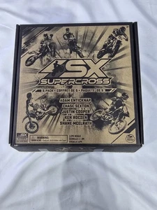Supercross, authentisches 5er-Pack Druckguss-Motorräder im Maßstab 1:24 - Bild 1 von 10