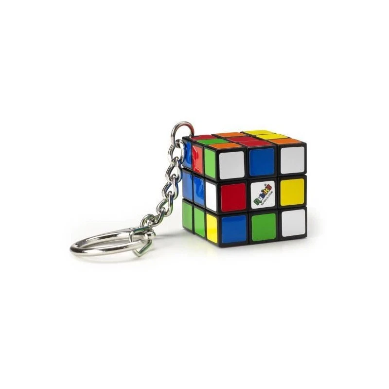 Jeu casse-tete Rubik's Cube 3x3 porte-clés - RUBIK'S - Multicolore - Adulte - Ga - Photo 1/4