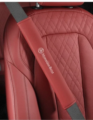 For Mercedes Benz 2pcs Car Seat Belt Cover Shoulder Cushion Pad Accessories - Image 1 of 4