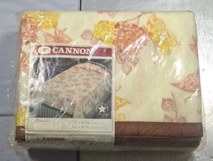VTG Cannon Firenzia Blanket Twin Full Dead Stock Floral Butterflies Open Package - Picture 1 of 5