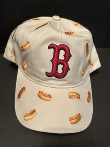 *LIMITED EDITION* BOSTON RED SOX Special Ticket "HOT DOG" White MLB Hat 2025 - Picture 1 of 9