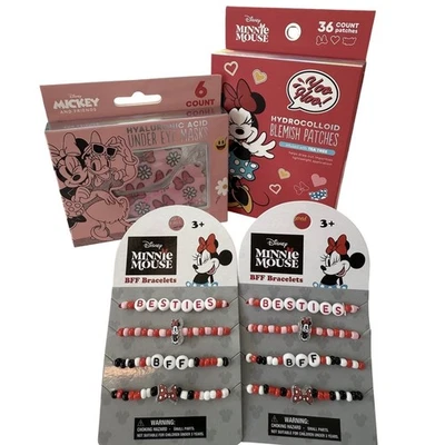 Disney Minnie Mouse BFF Pulseras Debajo de los Ojos Máscaras Manchas Conjunto Mujeres Foto 1 de 4
