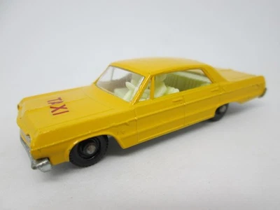 Matchbox Chevy Impala Taxi from 1965 mainline #20 - Image 1 of 4