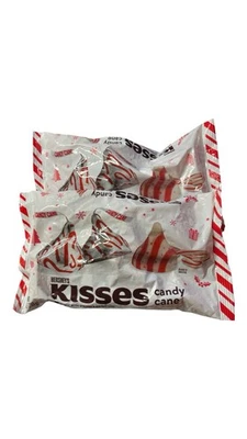 3 Hershey’s Kisses Candy Cane doces perfeitos com listras e pedaços sacos de 9 oz – Limitado - Imagem 1 de 3