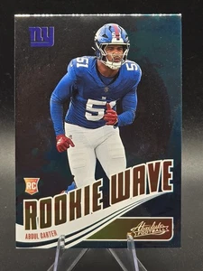 2025 Panini Absolute Rookie Wave Abdul Carter RC #RW-ACR - Foto 1 di 2