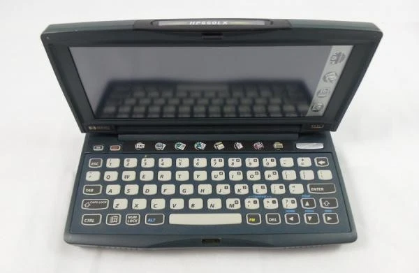 Vintage HP 660LX Palmtop PC Handheld PDA - Color Display - Win CE (F1270A#ABA) - Image 1 of 1