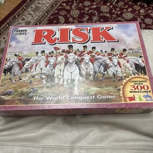 Vintage Risk Board Game 1996 by Parker Brothers missing dice - Picture 1 of 9