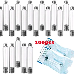 100pcs Empty Cassette Bottle 3ml Insulin Cartridge Bottle for Insulin Pens - Picture 1 of 13