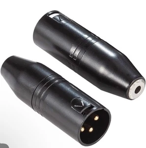 3.5mm to XLR, Ancable 2-Pack 3.5mm Stereo TRS Mini-Jack Female to 3-Pin XLR M... - Picture 1 of 7