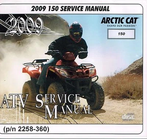 Arctic Cat Service Manual CD for 150 ATV 2009 - Picture 1 of 1