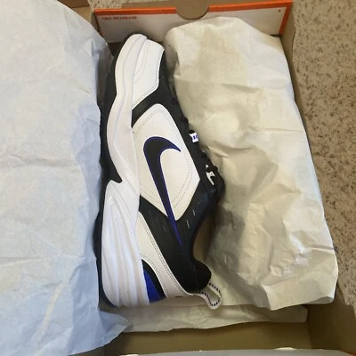 Nike Air Monarch IV Black Blue Size 14 Wide 416355 002 Men - Image 1 of 4