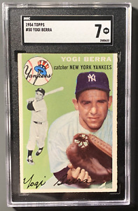 1954 Topps #50 Yogi Berra SGC 7 NM New York Yankees HOF
