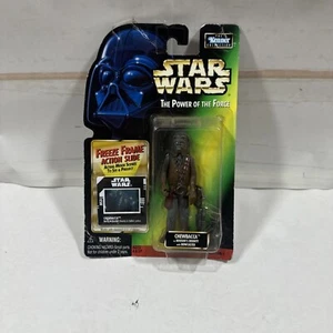 1998 Kenner Star Wars Power of the Force Freeze Frame CHEWBACCA Actionfigur - Bild 1 von 2