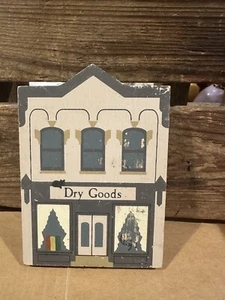 Espositore in legno vintage The Cat's Meow Dry Goods store serie III 1990 - Foto 1 di 7