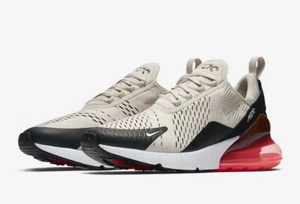Nike Air Max 270 Light Bone/Hot Punch Casual Sneakers Mens Size US 11 Shoes New✅ - Picture 1 of 6