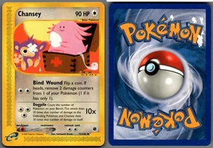 2002 Pokemon, Expedition, #72/165 Chansey, Uncommon (b) - Picture 1 of 1