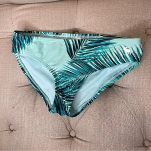 T:  Abercrombie Kids Palm leaf Bikini Bottom Green Kid Sz 11/12 - Picture 1 of 8