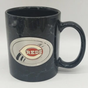 Cincinnati Reds MLB Emblemed schwarze Kaffeetasse - Bild 1 von 4