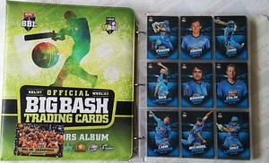 2017-18 tap n play cricket BBL WBBL base set album combo ~ RASHID KHAN RC - Picture 1 of 12