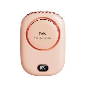 Portable Hanging Neck Fan, 2000mAh Wearable Mini Fan, Battery Operated USB9707 - Picture 1 of 31