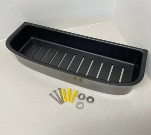 COAST Bathroom Commodity Basket Large Black/Grey- 350x127x56mm*Clearance* - Picture 1 of 4