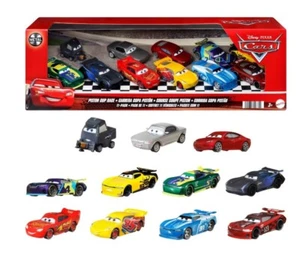 Cars Disney and Pixar Diecast 1:55 Scale Vehicles 11 Piece Piston Cup Race - Picture 1 of 6