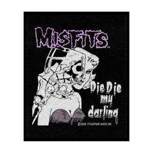 MISFITS Patch: DIE DIE MY DARLING : Einzelsong von offiziellen Merch Fan Geschenk £pb - Bild 1 von 10