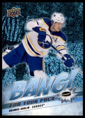 2024-25 Upper Deck BANG! For Your Puck #BP-7 RASMUS DAHLIN SPECKLED - Image 1 of 2