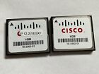 Lot of 2pcs 1gb Cisco compactflash CF I  memory card for CFI DSLR Nikon Cam
