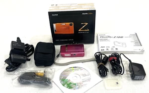 FUJIFILM FinePix Z10fd 7.2MP Compact Digital Camera Pink w/ Box & Cords Digicam - Picture 1 of 9