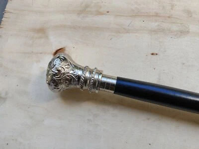 Bastón de perilla cromada, 36 pulgadas, usado Foto 1 de 4