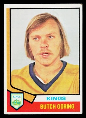 1974-75 Topps Hockey Card #74 Butch Goring - Image 1 of 2