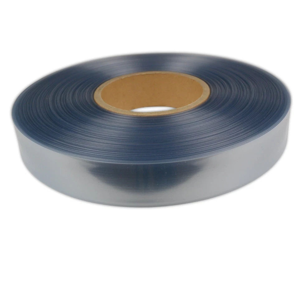 MODELLBAU-KUNO 2m Akku Schrumpfschlauch Transparent Flachmaß 30mm PVC NiMH Lipo Akkupack 18650