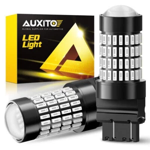 AUXITO LED Red Brake Stop Tail Light Parking Bulb 3157 3057 SUPER BRIGHT 102H - Picture 1 of 28