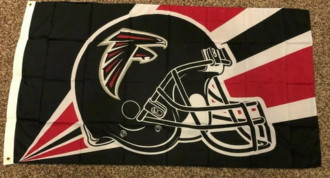 ATLANTA FALCON HELMET RED FALCON FREMONT 3x5 flag superior GENUINE NFL Lic us Cover