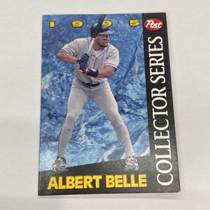 1995 Post Collector Series Albert Belle #13 Cleveland Indians Baseball Card