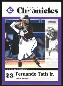 2020 Panini Chronicles Purple #10 Fernando Tatis Jr. /25