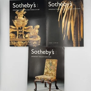 Sothebys London New York Auction Catalogs Lot of 3 European Furniture Art 2001 - Picture 1 of 23